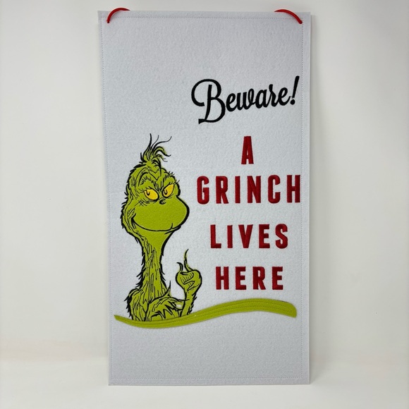 Department 56 Other - Department 56 Dr. Seuss The Grinch Door Hanger Snowpinions NWT Christmas Holiday